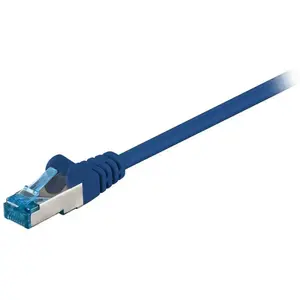 93779 cat 6a Câble de Liaison, s/ftp (PiMF), Bleu, 3m Longueur - Goobay pas cher