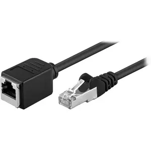Comparateur de prix : Goobay Câble d'extension de patch PremiumCord - RJ-45 (F) pour RJ-45 (M) - 3 m - CAT 5e