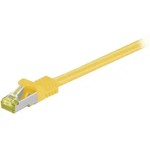 Comparateur de prix : Goobay Goobay RJ-45 CAT7 0.5m câble de réseau Jaune 0,5 m S/FTP (S-STP)