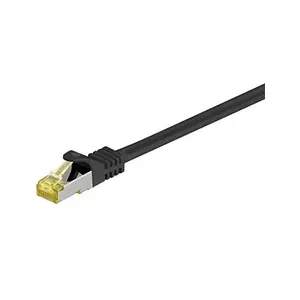 goobay RJ45 Câble de Liaison, S/FTP (PiMF), avec CAT 7 Câble en Vrac, Noir, 20m Longueur pas cher