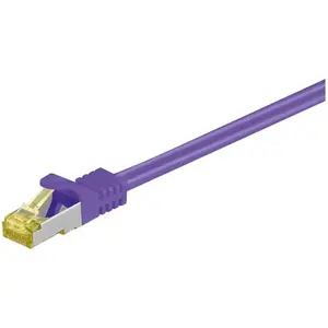 Goobay 91663 RJ45 Câble de Liaison, S/FTP (PiMF), avec CAT 7 Câble en ...