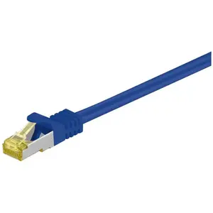 Comparateur de prix : goobay 91628 câble de réseau Bleu 7,5 m Cat7 S/FTP (S-STP)