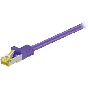 Comparateur de prix : goobay RJ-45 CAT7 2m câble de réseau Violet S/FTP (S-STP)