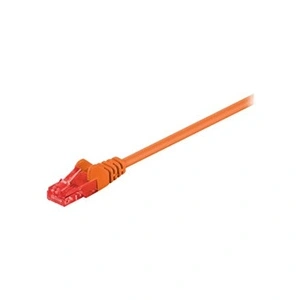 Wentronic goobay - Cordon de raccordement - RJ-45 (M) pour RJ-45 (M) - 7.5 m - UTP - CAT 6 - moulé, sans crochet - orange pas cher