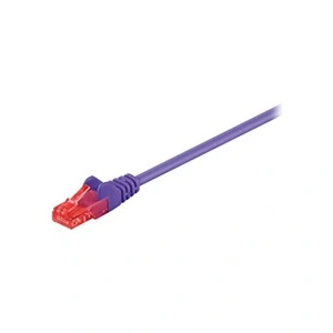 Wentronic goobay - Cordon de raccordement - RJ-45 (M) pour RJ-45 (M) - 7.5 m - UTP - CAT 6 - moulé, sans crochet - violet pas cher