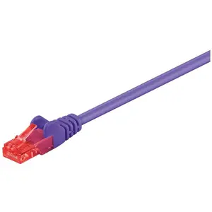 Cordon de raccordement CAT 6 - goobay - 50 cm - UTP - sans crochet - violet pas cher