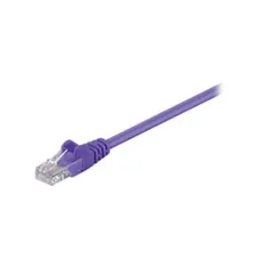goobay CAT 5e Câble de Liaison, U/UTP, Violet, 15 m Longueur pas cher