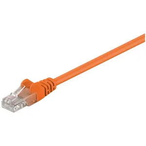 12m 2xRJ-45 Cable - 2 m - RJ-45 - RJ-45 - Orange (95227) - Goobay pas cher