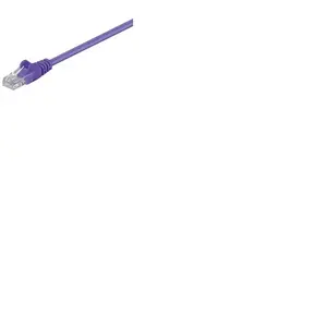 Goobay CAT 5e Câble de Liaison, U/UTP, Violet, 2 m Longueur pas cher