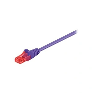 Comparateur de prix : Wentronic Goobay 95275 CAT 6 Câble de Liaison, U/UTP, Violet, 20 m Longueur