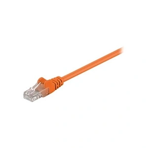 Comparateur de prix : Goobay 95245 CAT 5e Câble de Liaison, U/UTP, Orange, 7.5 m Longueur