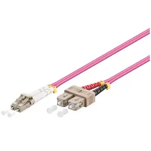 Comparateur de prix : Goobay 95943 Câble à Fibres Optiques, Multimode (OM4), Violett, 1 m Longueur