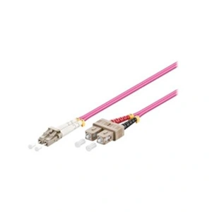 Comparateur de prix : Goobay OM4 Câble patch à fibre optique duplex LC/SC Violet 10 m