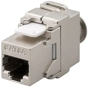 Goobay Nom : embase rj45 keystone lsa catégorie 6a blindage stp 4040849959004 pas cher