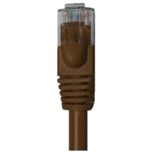 Wentronic Goobay 95894 CAT 6 Câble de Liaison Plat, U/UTP, Marron Foncé, 2 m Longueur pas cher