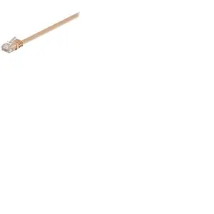 Comparateur de prix : Wentronic Goobay 95882 CAT 6 Câble de Liaison Plat, U/UTP, Marron Clair, 1.5 m Longueur