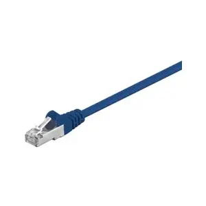 Wentronic Goobay 95532 CAT 5e Câble de Liaison, F/UTP, Bleu, 1.5 m Longueur pas cher