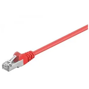 Comparateur de prix : Wentronic Goobay 95539 CAT 5e Câble de Liaison, F/UTP, Rouge, 1.5 m Longueur