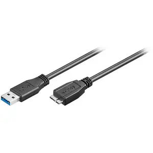 Comparateur de prix : Goobay Câble USB - Wentronic 95169-GB - 1m - USB 3.0 - Double blindage
