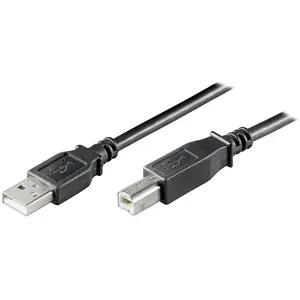 Comparateur de prix : Goobay 0.25m USB 2.0 A/B câble USB 0,25 m USB A USB B Noir