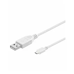 Comparateur de prix : Goobay 95143 Câble Micro - USB 2.0 de recharge et de synchronisation; 1,8m, blanc