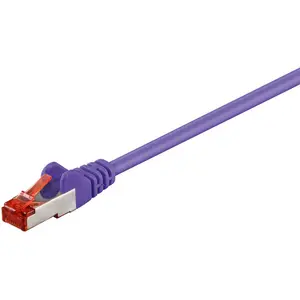 Cat 6-1000 lc sstp pimf violett 10m goobay 95490 pas cher