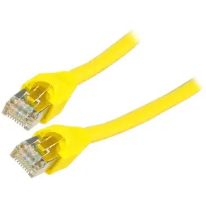 Comparateur de prix : Goobay 95483 CAT 6 Câble de Liaison Ethernet RJ45, SFTP (PiMF), Câble Jaune, 10 m Longueur