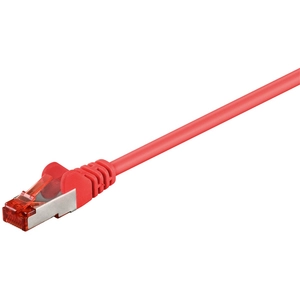 Goobay Wentronic CAT 6-025 LC SSTP PIMF ROUGE 0.25m pas cher