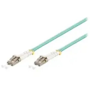 Comparateur de prix : Wentronic electronic components handels Goobay 95757 Câble à Fibres Optiques, Multimode (OM3), Turquoise, 20 m Longueur