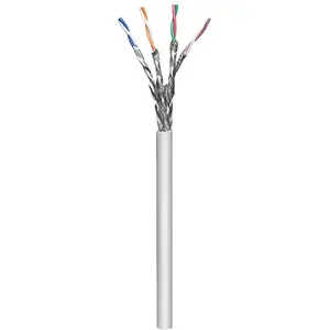 Goobay Wentronic 96093 50m Cat6 S/FTP (S-STP) Gris câble de réseau - Câbles de réseau (50 m, Cat6, S/FTP (S-STP), Gris) pas cher