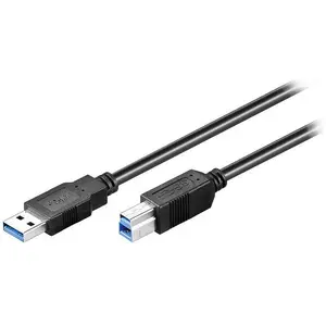 Comparateur de prix : Goobay 96119 câble USB USB 3.2 Gen 1 (3.1 Gen 1) 5 m USB A USB B Noir