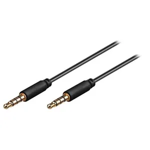 Comparateur de prix : Wentronic Electronic Components Handels GOOBAY - Goobay ICOC IPHONE MM015BK AUDIO CABLE 3.5 '' M / M PAR IPHONE, IPAD, IPOD 1.5M