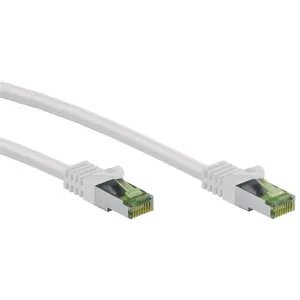 goobay Câble réseau RJ45 Cat. 8.1 S/FTP - 1 m - Blanc pas cher