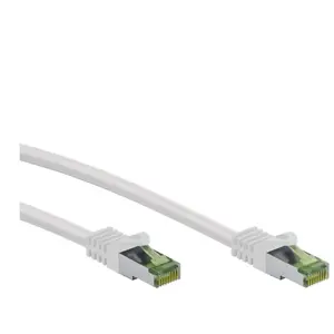 Cat 8.1 Câble Patch, s/ftp (PiMF), blanc - 5 m (61107) - Goobay pas cher