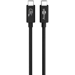 goobay Câble Sync & Charge USB-C , USB4  Gen 3x2, 240 W, 0,7 m pas cher