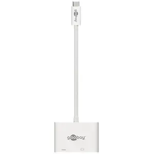 Comparateur de prix : goobay 62108 Adaptateur USB-C DVI, Alimentation Électrique, Blanc