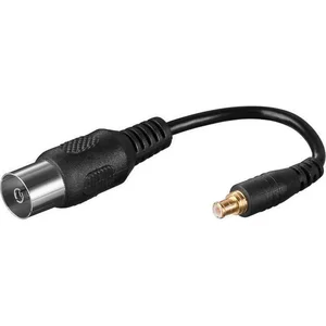 Comparateur de prix : Câble adaptateur coaxial d'antenne Goobay vers MCX femelle/femelle 10 cm noir