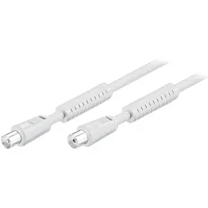 Comparateur de prix : goobay Câble coaxial haute qualité mâle/femelle pour antenne TV (1.5 mètre)