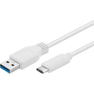 GOOBAY - Goobay ICOC MUSB31-CMAM02W USB 3.0 USB A MALE 0,2M BLANC MALE C pas cher