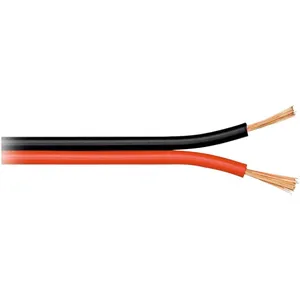 Merkloos / Sans marque Goobay 67734 Câble de haut-parleur 50 m Rouge/Noir