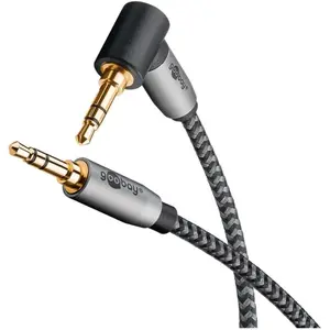 GOOBAY Câble Audio Jack 3.5 Coudé 90° Or 0.50 M pas cher