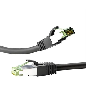 Comparateur de prix : 66723 - 3 m - Cat8.1 - s/ftp (s-stp) - RJ-45 - RJ-45 - Noir - Goobay