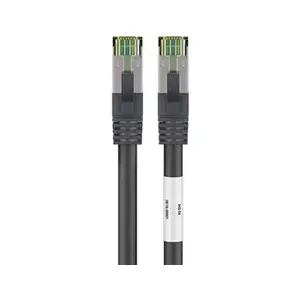 goobay Câble réseau CAT 8.1 S/FTP (PiMF) LSZH halogen-free, CU material 7,5m noir pas cher