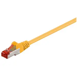 Goobay wentronic câble de réseau - 50 cm - jaune pas cher