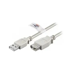 Comparateur de prix : goobay - Rallonge de câble USB - USB (F) pour USB (M) - USB 2.0 - 3 m - gris