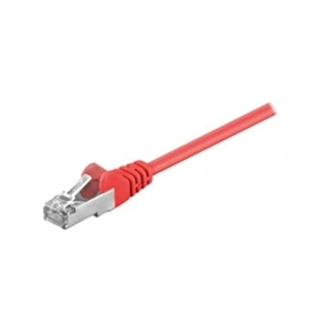 Goobay 68034 CAT 5e Câble de Liaison, SF/UTP, Rouge, 3m Longueur de Câble pas cher