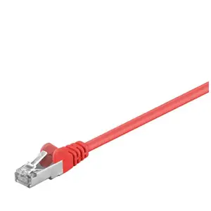 Patch-Kabel CAT5e 0.5m rot sf/utp - Cable - Network (68031) - Goobay