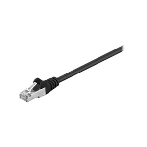 Goobay 68666 CAT 5e Câble de Liaison, SF/UTP, Noir, 1m Longueur de Câble pas cher