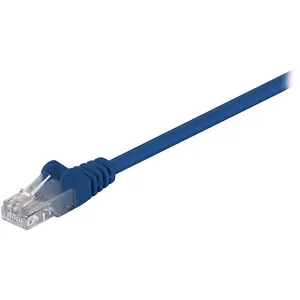 Comparateur de prix : Goobay 68335 câble de réseau Bleu 0,5 m Cat5e U/UTP (UTP) - Neuf
