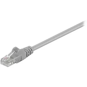 Comparateur de prix : Wentronic Electronic Components Handels Goobay - Cable Réseau RJ45 u/utp C5e 0,5m gris (68337)